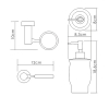 Дозатор для жидкого мыла K-24299 WasserKraft