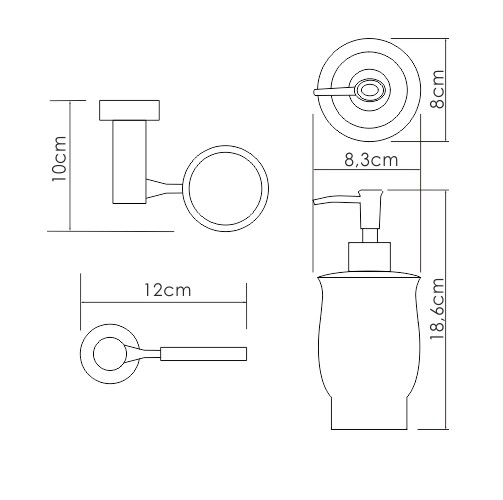 Дозатор для жидкого мыла K-24299 WasserKraft