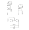 Держатель стакана и дозатора K-28189 WasserKraft