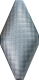 Керамическая плитка ADNE8124 Adex Rombos Rombo Acolchado Micro Platino 10x20