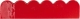 Бордюр 4101344 41zero42 Peperino Pompon Red Glossy 6x25
