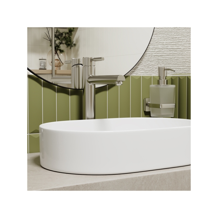 Смеситель для раковины высокий 4203H WasserKraft Wern 4200, Никель