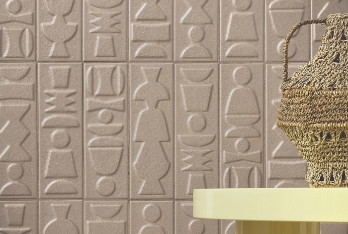 Настенная плитка 41zero42 Nok Totem Taupe 6,5x20
