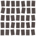 Мозаика 41zero42 Nok Boogie Mosaic Ebony 30x30
