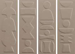 Настенная плитка 41zero42 Nok Totem Taupe 6,5x20