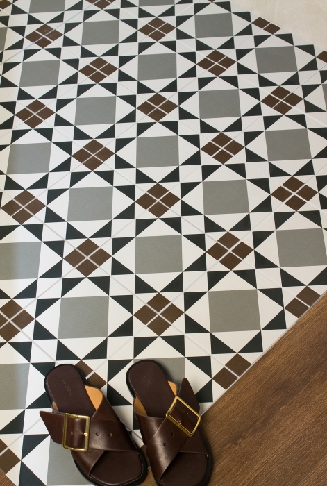 Керамогранит 8016 Smile Tile Эклектика, Бристоль 20x20