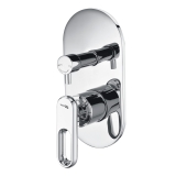 Смеситель встроенный 1841 WasserKraft Kammel 1800, Хром, С ВНУТРЕННЕЙ ЧАСТЬЮ