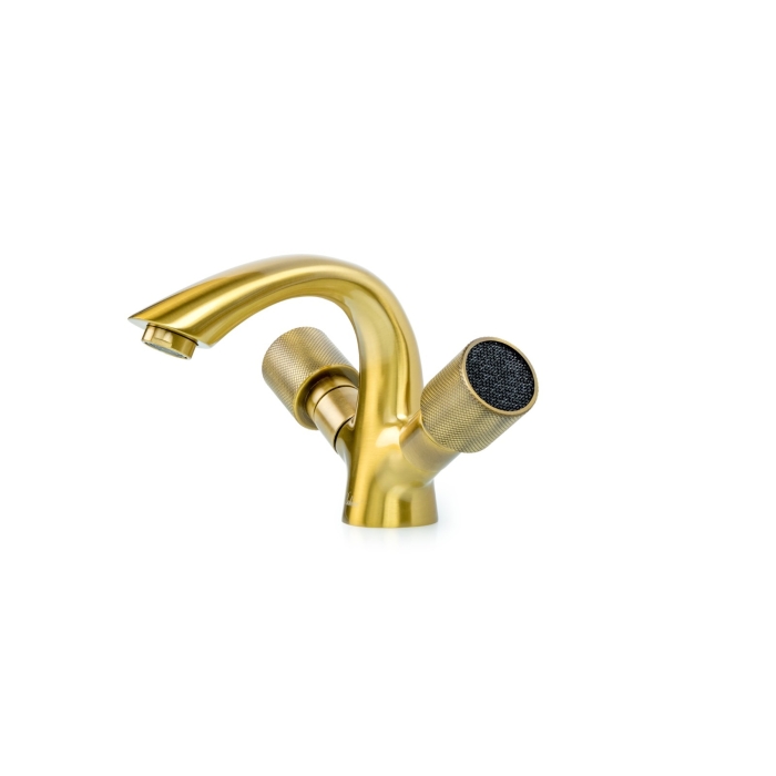 Смеситель для раковины 311-Royal/CRST black Boheme Royal Cristal Bronze, Бронза