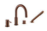 Смеситель на борт ванны 460-BRB Boheme Uno Brushed Bronze, Бронза Брашированная