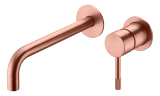 Смеситель для раковины встраиваемый 465-CB Boheme Uno Copper Brushed, Брашированная Медь, С ВНУТРЕННЕЙ ЧАСТЬЮ