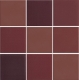 Мозаика 4101380 41zero42 Peperino Cherry Net Raw 100x100 мм 30x30