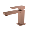 Смеситель для раковины 471-BRB Boheme Qubic Brushed Bronze, Бронза Брашированная, БЕЗ ДОННОГО КЛАПАНА