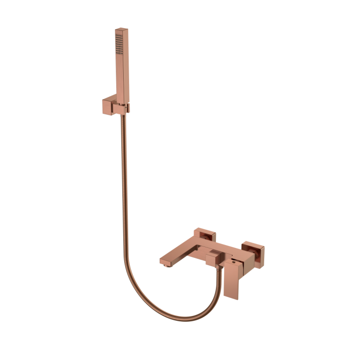 Смеситель для ванны 473-CB Boheme Qubic Copper Brushed, Брашированная Медь
