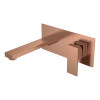 Смеситель для раковины встраиваемый 475-CB Boheme Qubic Copper Brushed, Брашированная Медь, С ВНУТРЕННЕЙ ЧАСТЬЮ