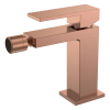 Смеситель для биде 476-CB Boheme Qubic Copper Brushed, Брашированная медь, БЕЗ ДОННОГО КЛАПАНА