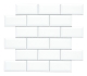 Мозаика ADNE2024 Adex Neri Biselado PB Blanco Z чип 50x100 мм Enmallado 30,5x30,9