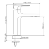 Смеситель для раковины Wasserkraft Spree 1403