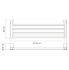Полка для полотенец Leine K-5011 White WasserKraft
