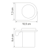 Подстаканник одинарный Kammel K-8328 WasserKraft