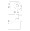 Дозатор для жидкого мыла Kammel K-8399 White WasserKraft