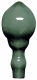 Внешний угол ADCO5194 Adex Modernista Angulo Moldura Italiana PB Nº 3 C/C Verde Oscuro 5x2,3
