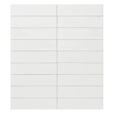 Настенная плитка 6759 Smile Tile Liguria WHITE 7,5x30