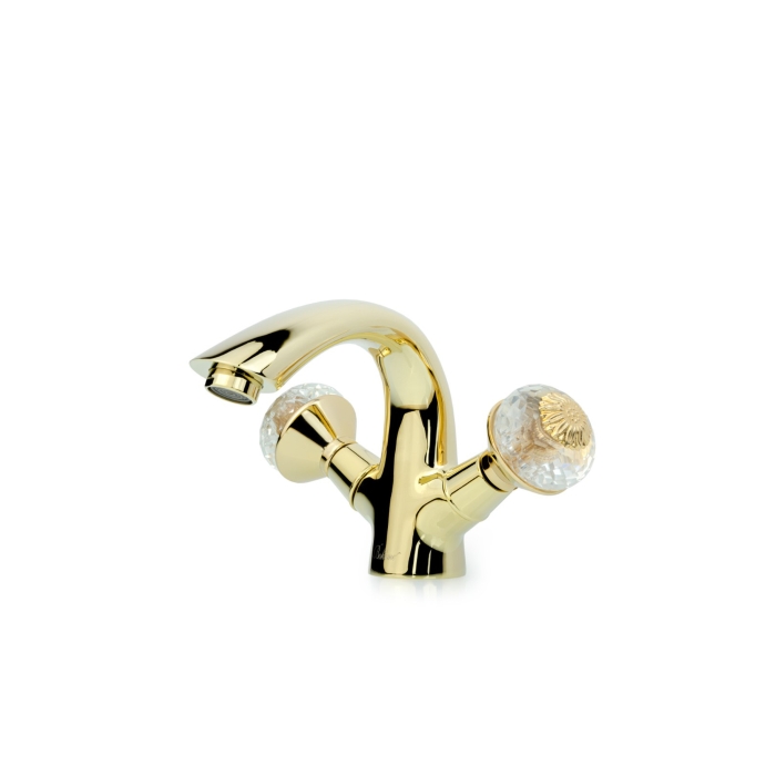 Смеситель для раковины 291-FL Boheme Flora Gold, Золото