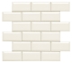 Мозаика ADMO2014 Adex Modernista Biselado PB C/C Marfil чип 50x100 мм Enmallado 30,5x30,9