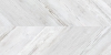 Клеевой пробковый пол Corkstyle Chevron White