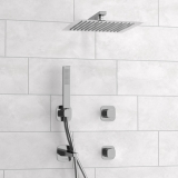 Смеситель встроенный A8651.313.314.090.118.326.087.103 WasserKraft Naab 8600, Хром, С ВНУТРЕННЕЙ ЧАСТЬЮ, С ВЕРХНИМ ДУШЕМ, С ДУШЕВЫМ НАБОРОМ
