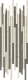 Мозаика 610110000919 Italon Metropolis Strip Warm Натуральный 26x75