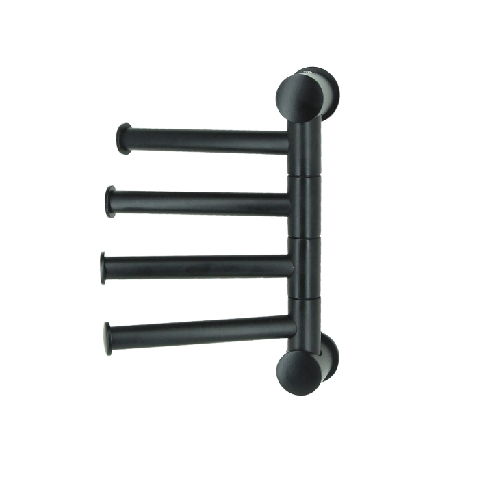 Держатель полотенец четверной K-1054 Black WasserKraft