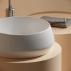 Раковина круглая D40 см накладная CN12004 Ceramica Nova Maya, Белый