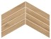 Керамогранит Atlas Concorde Russia Fusion Oak Golden Chevron 7,5x40