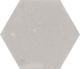 Керамогранит 114684 WOW Love Affairs Concrete Hexagon Light Grey 20x23