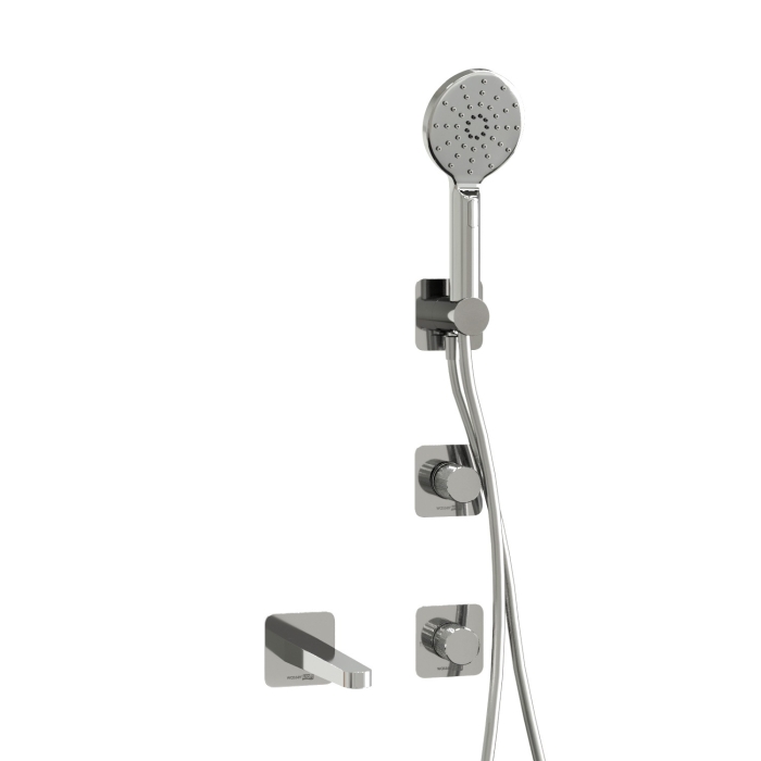 Смеситель встроенный A4651.293.295.271.087.127 WasserKraft Mosel 4600, Хром, С ВНУТРЕННЕЙ ЧАСТЬЮ, С ДУШЕВЫМ НАБОРОМ