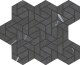 Мозаика 620110000158 Italon Metropolis Imperial Black Mosaico Icon Натуральный 28,6x34,7