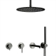 Смеситель встроенный A9951.99DVR3.068.116.444.010.137.443GR WasserKraft Rhein 9900, Графит, С ВНУТРЕННЕЙ ЧАСТЬЮ, С ВЕРХНИМ ДУШЕМ, С ДУШЕВЫМ НАБОРОМ