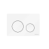 Кнопка смыва CN12-001W Ceramica Nova Balance Circle, Белый Глянец