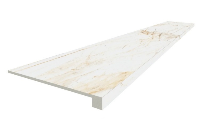 Ступень 620070002804 Coliseum Gres Канова, Уайт фронтальная 33x60