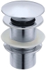 Донный клапан click clack для раковины 612 Boheme Brilante Chrome, Хром, БЕЗ ПЕРЕЛИВА