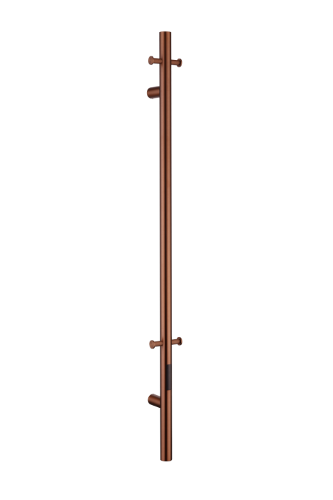 Полотенцесушитель электрический 726-BRB Boheme Uno Brushed Bronze 12/150 см, Бронза Брашированная, СКРЫТОЕ ПОДКЛЮЧЕНИЕ