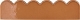 Бордюр 4101348 41zero42 Peperino Pompon Cumin Glossy 6x25