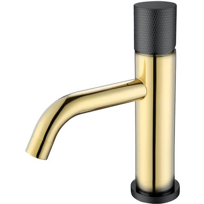 Смеситель для раковины 121-GB.2 Boheme Stick Gold/Black, Золото/Черный Матовый, С РУЧКОЙ TOUCH