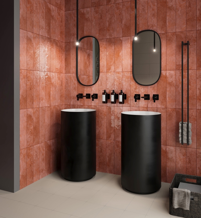Настенная плитка 7903 Smile Tile Tropicana RUBY 7,5x30