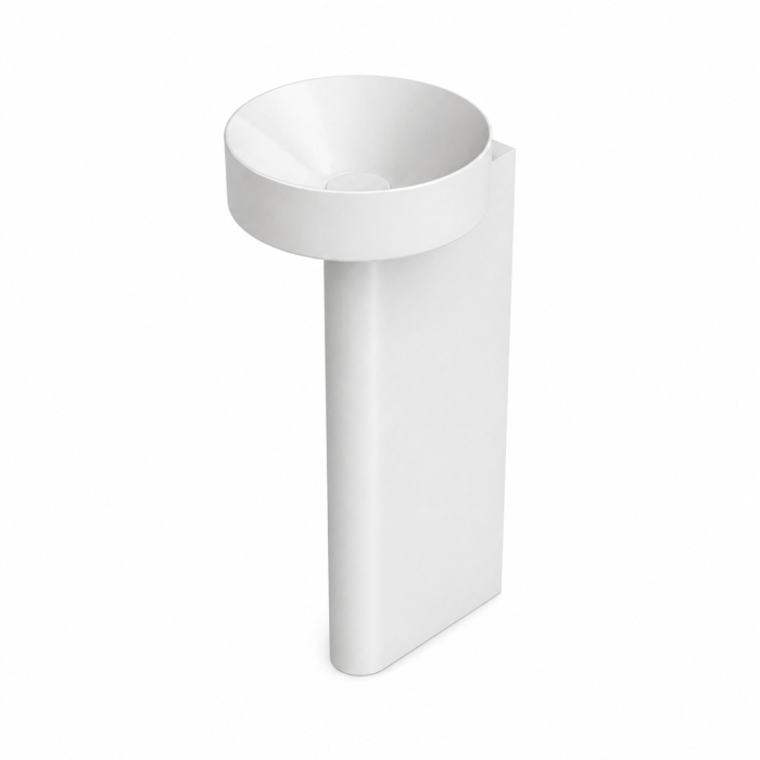 Раковина пристенная с 1 отв. 34 см A250-000 VK2 PLUS Bette Suno Pedestal, Белый, BetteGlasur® Plus