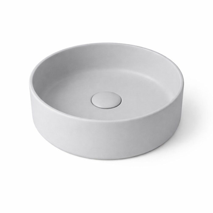 Раковина накладная 534459 Kerasan Nolita D40, Grigio matt