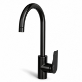 Смеситель для кухни 6607 WasserKraft Glan 6600, Черный Глянцевый