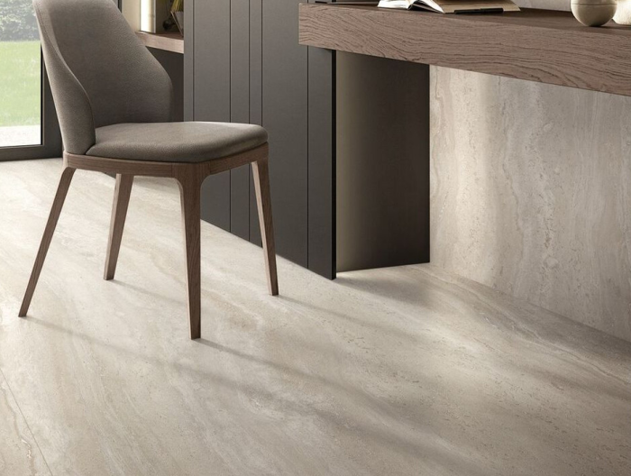 Керамогранит Rex Ceramiche Authentic Luxe Pearl Travertine Silk 6mm 60x120