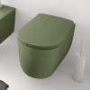 Унитаз подвесной 531411 Kerasan Nolita, Verde, Безободковый, БЕЗ КРЫШКИ